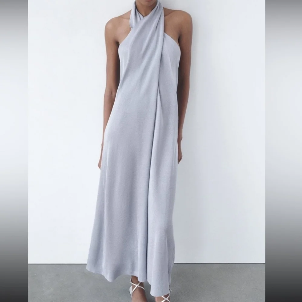 NWT ZARA * Dress size S and M Grey - Picture 6 of 16